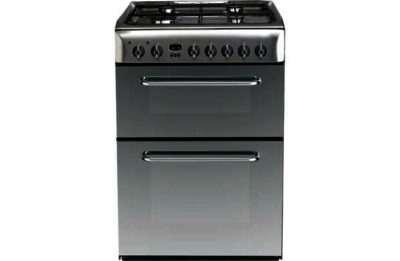 Indesit KDP60SES Dual Fuel Cooker - Silver